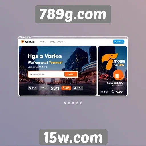 Análise da interface do usuário no 789g.com